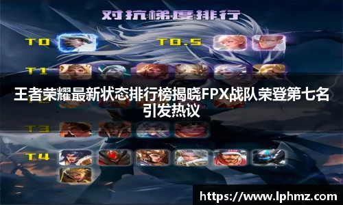 王者荣耀最新状态排行榜揭晓FPX战队荣登第七名引发热议